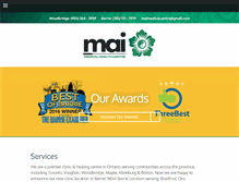 Tablet Screenshot of maimedicalcentre.com